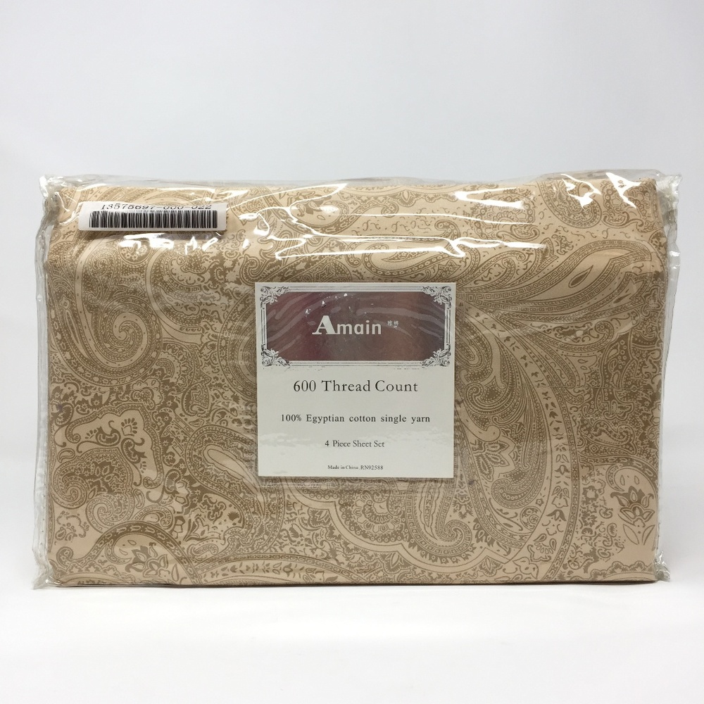 Amain 4 Piece Bed Sheet Set